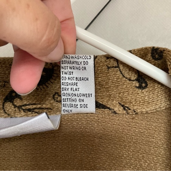 CHICOS DESIGN Shacket Jacket Egyptian Hieroglyphics Zip Womens 12 Chicos 2 - Picture 12 of 16